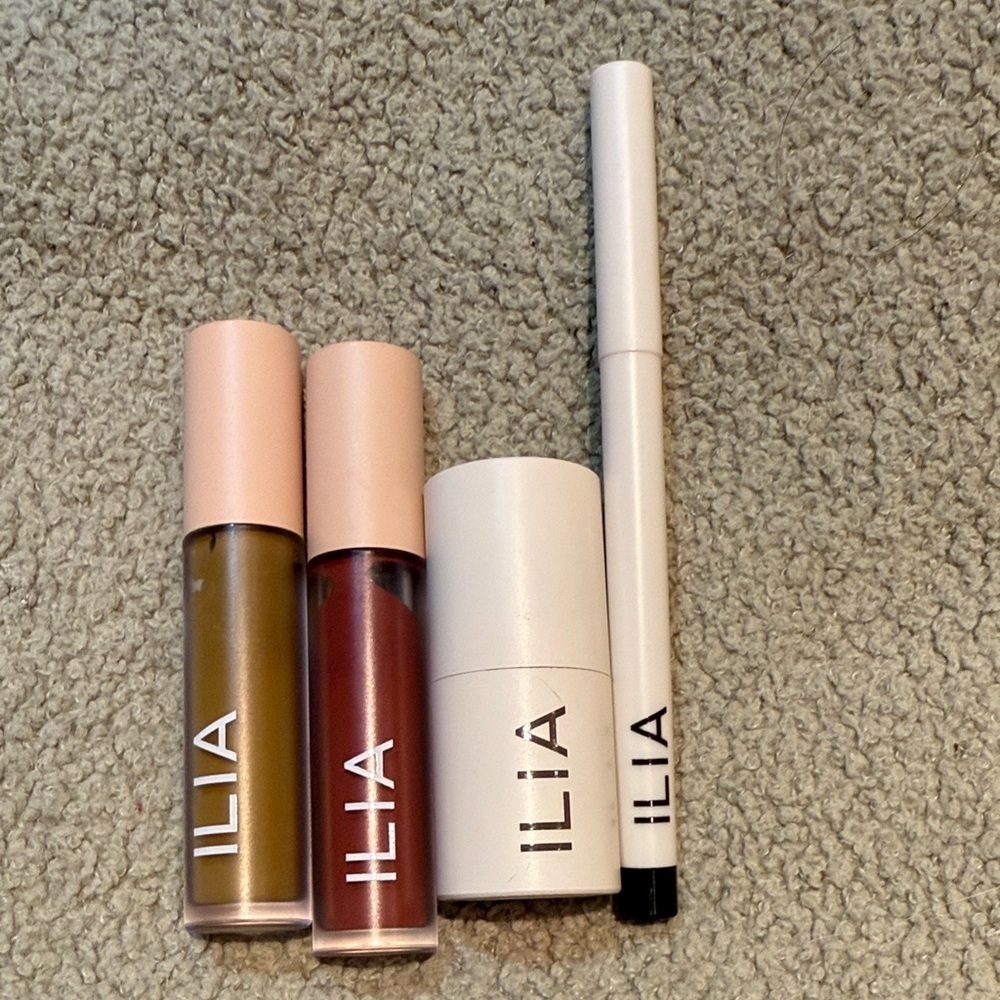 ILIA - 2 liquid eyeshadows, 1 multi use stick, 1 eyeliner - new!